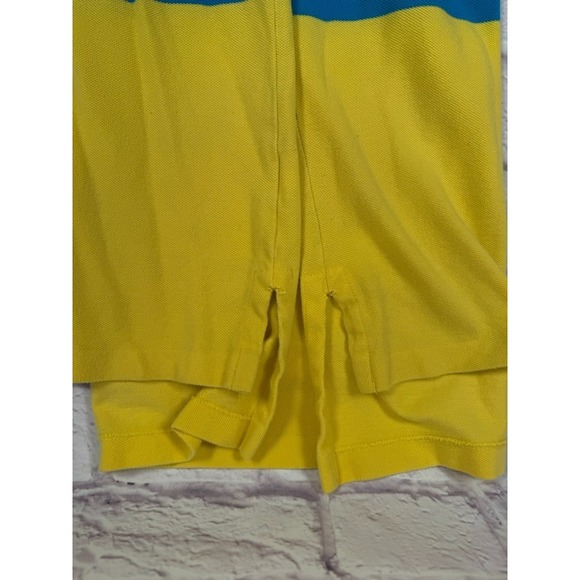 Polo Ralph Lauren Mens Golf Shirt Pique Fabric Size XL Color Block Short Sleeve‎ - Picture 11 of 11